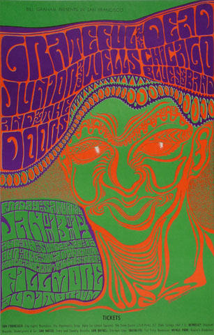 Grateful Dead Handbill