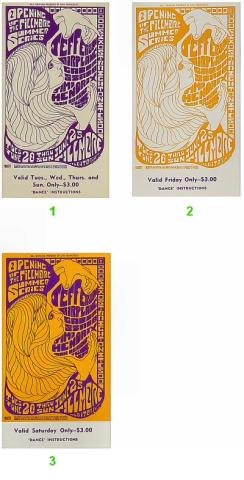 Jefferson Airplane Vintage Ticket