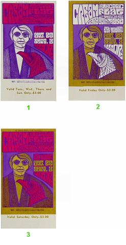 Cream Vintage Ticket