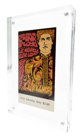 Pink Floyd Framed Vintage Ticket