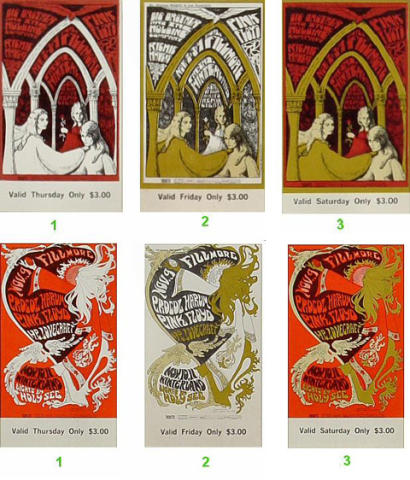 Pink Floyd Vintage Ticket