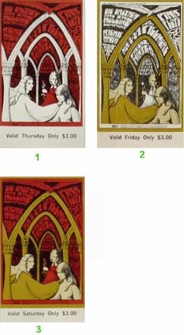 Pink Floyd Vintage Ticket