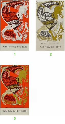 Pink Floyd Vintage Ticket