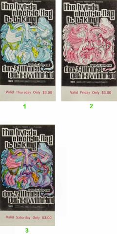 The Byrds Vintage Ticket