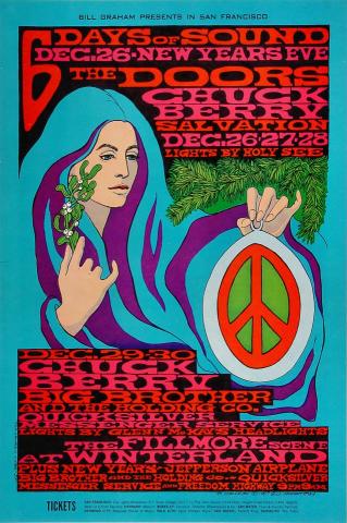 Poster Février 1967 Très Chic Sur Panneau En Liège - Vintage