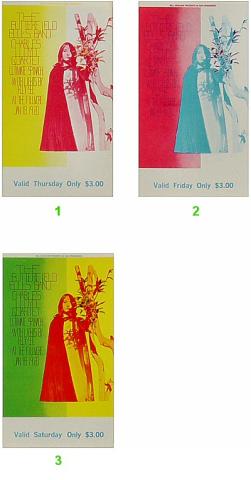 The Paul Butterfield Blues Band Vintage Ticket