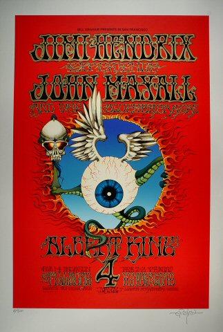 Jimi Hendrix Experience Serigraph