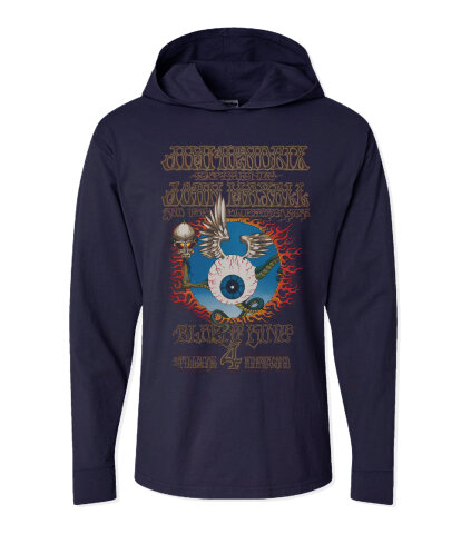 Jimi Hendrix Experience Hooded Long-Sleeve Shirt