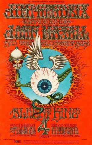 Jimi Hendrix Experience Postcard