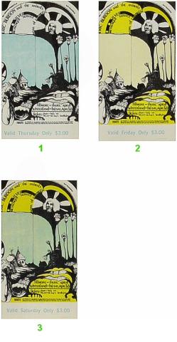 Eric Burdon & The Animals Vintage Ticket