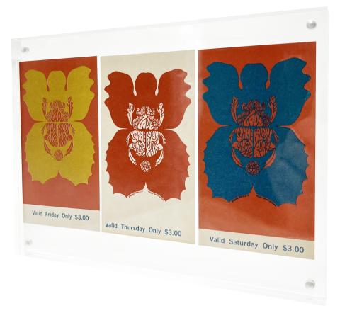 Love Framed Vintage Ticket