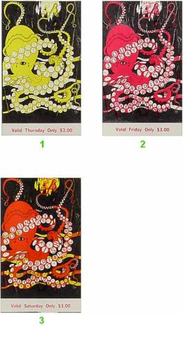 Country Joe & the Fish Vintage Ticket