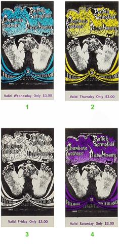 Buffalo Springfield Vintage Ticket