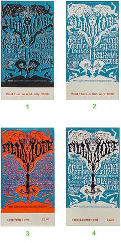 The Chambers Brothers Vintage Ticket