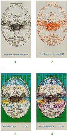 Creedence Clearwater Revival Vintage Ticket