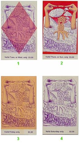 The Paul Butterfield Blues Band Vintage Ticket