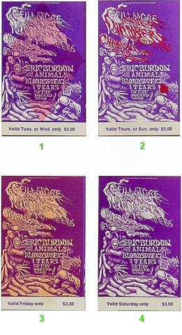 The Chambers Brothers Vintage Ticket