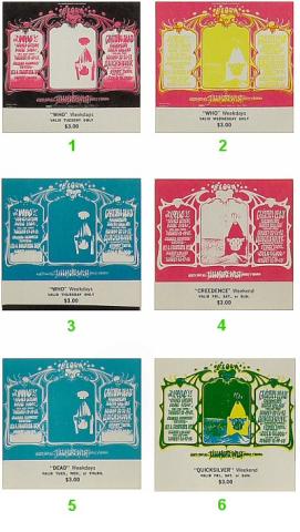 The Who Vintage Ticket