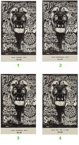 Steppenwolf Vintage Ticket