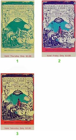 Mike Bloomfield Vintage Ticket