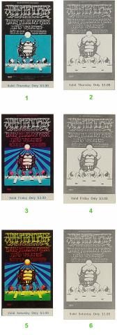 Jimi Hendrix Experience Vintage Ticket