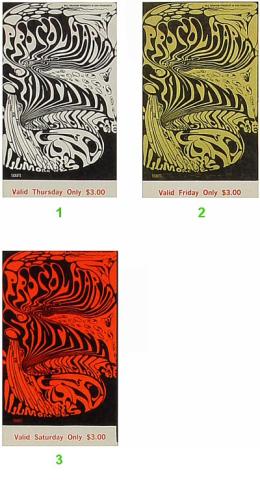 Procol Harum Vintage Ticket