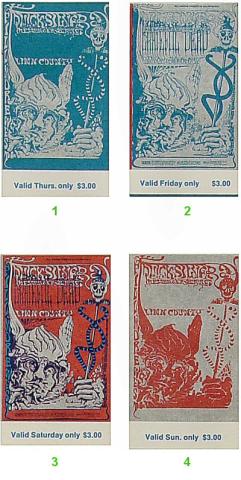 Quicksilver Messenger Service Vintage Ticket