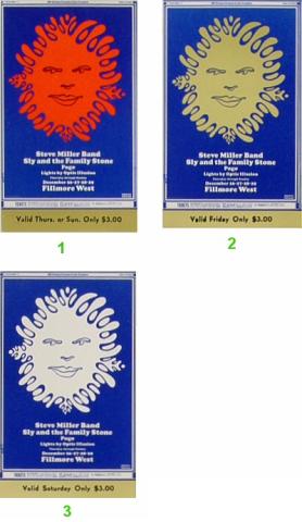 Steve Miller Band Vintage Ticket