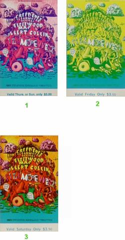 Creedence Clearwater Revival Vintage Ticket