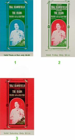 Mike Bloomfield Vintage Ticket