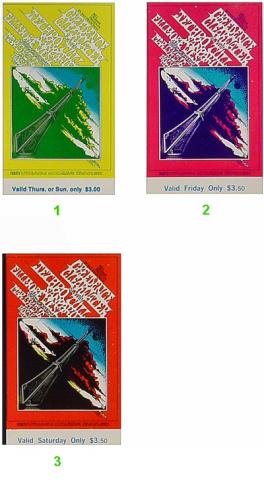 Creedence Clearwater Revival Vintage Ticket