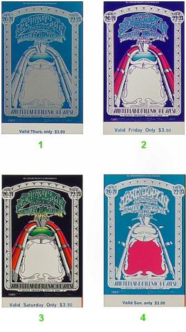 Janis Joplin Vintage Ticket