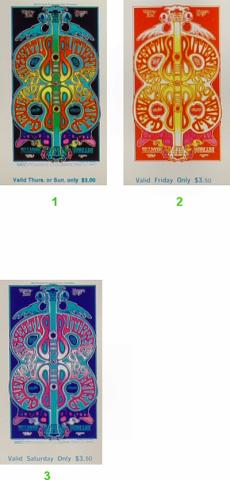 The Paul Butterfield Blues Band Vintage Ticket