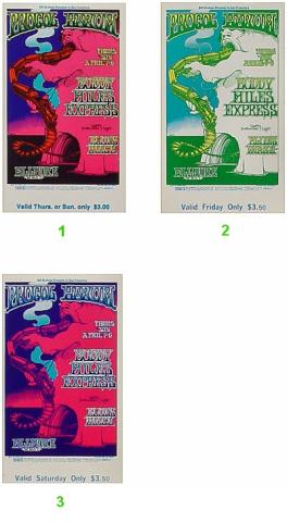 Procol Harum Vintage Ticket