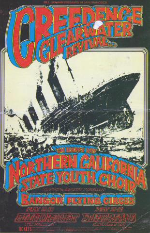 Creedence Clearwater Revival Handbill