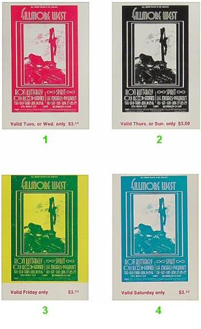 Iron Butterfly Vintage Ticket