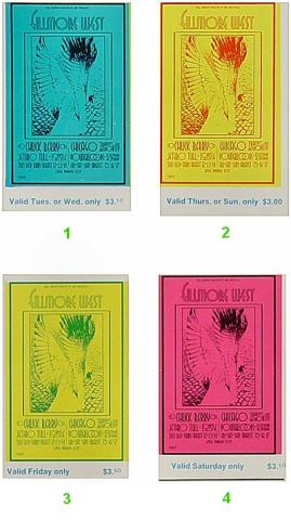 Chuck Berry Vintage Ticket