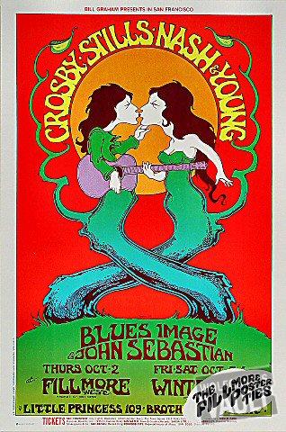Crosby, Stills, Nash & Young Poster
