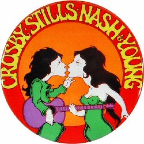 Crosby, Stills, Nash & Young Pin