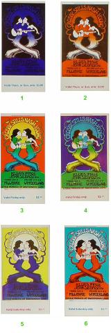 Crosby, Stills, Nash & Young Vintage Ticket