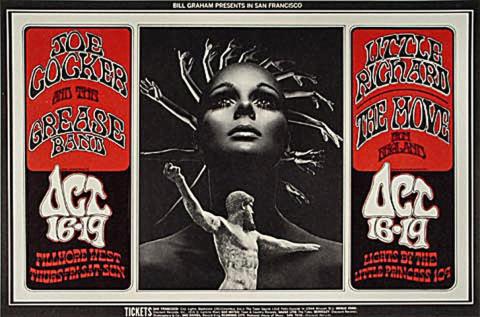 Joe Cocker & The Grease Band Handbill