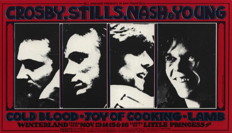 Crosby, Stills, Nash & Young Poster