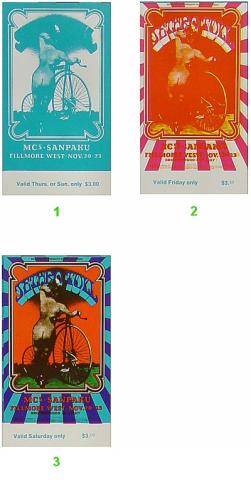 Jethro Tull Vintage Ticket