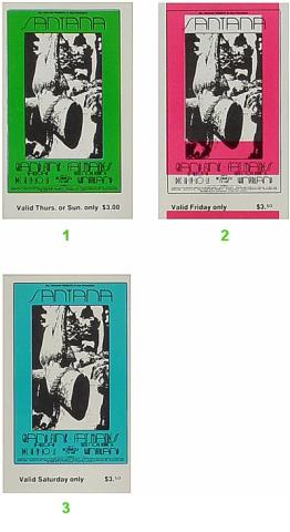 Santana Vintage Ticket