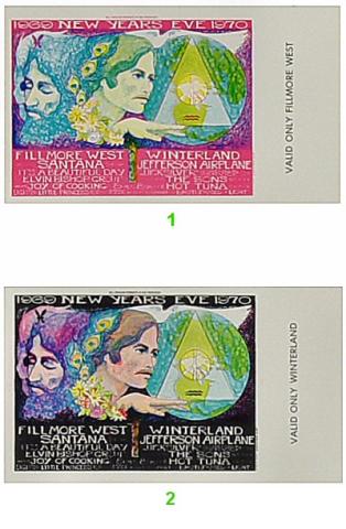 Santana Vintage Ticket