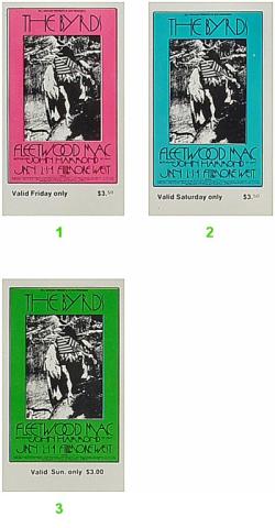 The Byrds Vintage Ticket