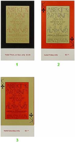 Albert King Vintage Ticket