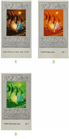 Steve Miller Band Vintage Ticket