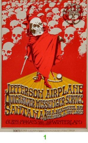 Jefferson Airplane Vintage Ticket