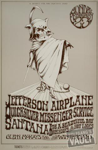Muzuputs Jefferson Airplane poster pollici vintage retrò metallo